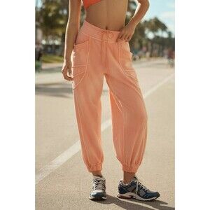Daily Practice by Anthropologie Slouchy Jogger Pants Pull-on Ribbed XS 281681